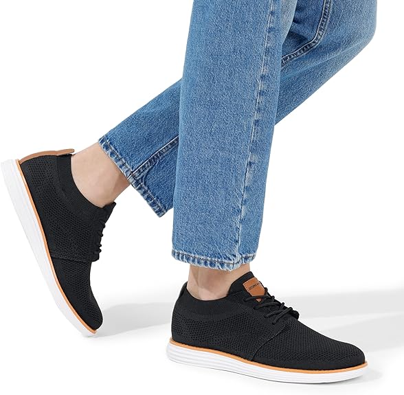 Bruno Marc Men's Mesh Sneakers Oxfords Lace-Up Lightweight Casual Walking Shoes