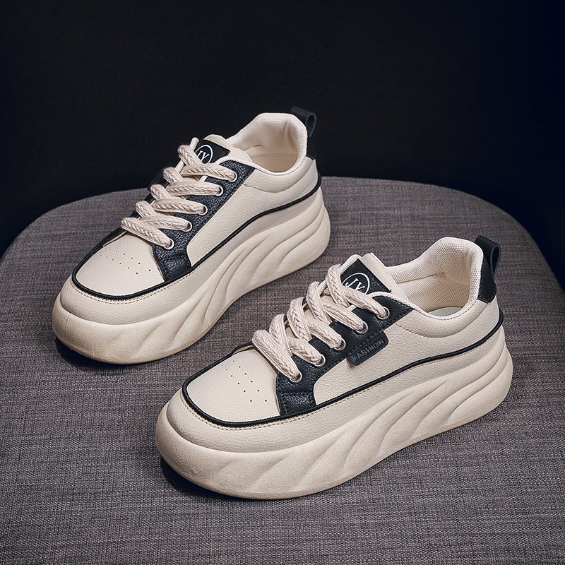 New thick-soled fashionable sportswear and casual board shoes for women
