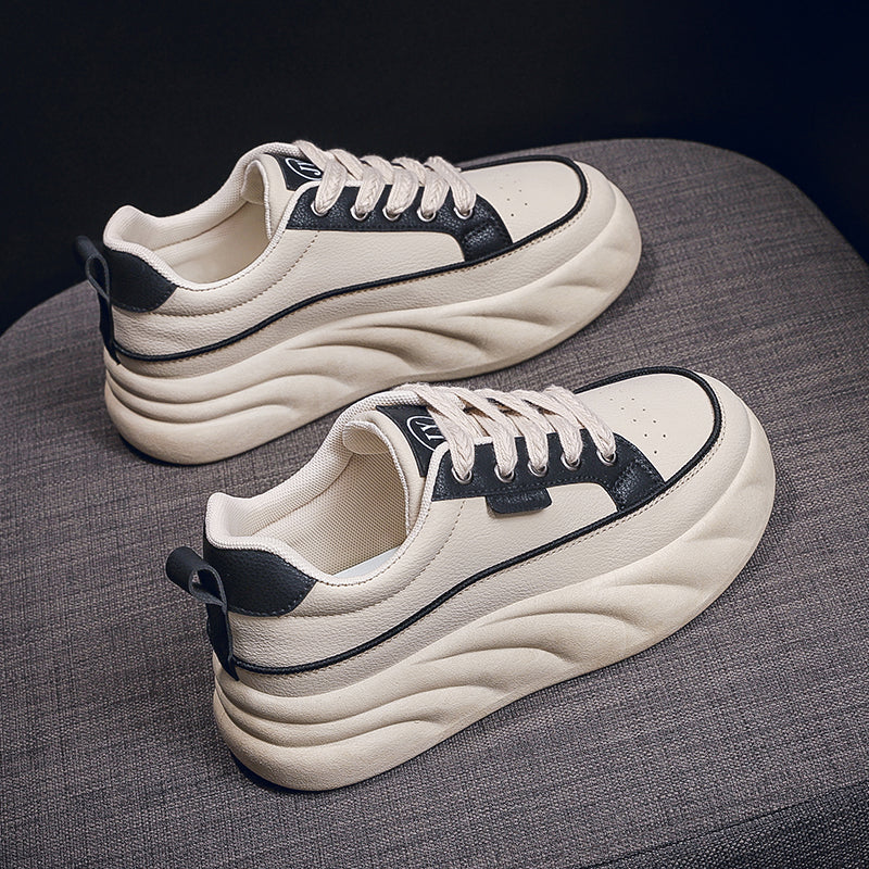 New thick-soled fashionable sportswear and casual board shoes for women