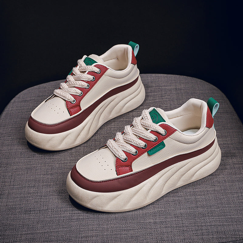 New thick-soled fashionable sportswear and casual board shoes for women