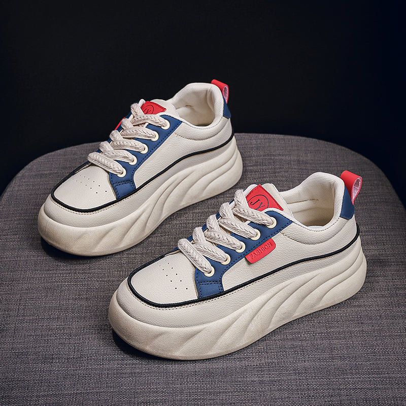 New thick-soled fashionable sportswear and casual board shoes for women
