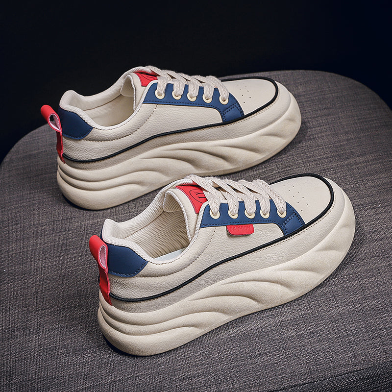 New thick-soled fashionable sportswear and casual board shoes for women