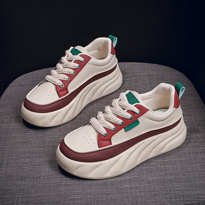 New thick-soled fashionable sportswear and casual board shoes for women