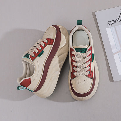 New thick-soled fashionable sportswear and casual board shoes for women